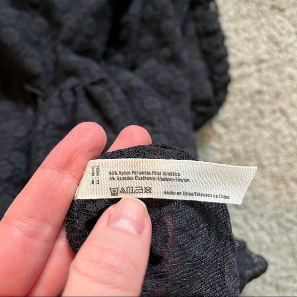 Intimately free people look both ways lace sheer mini dress large - Picture 7 of 9